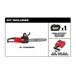 Lawn & Outdoor Power Milwaukee 2727-21HD M18 FUEL 18V 16-Inch Brushless Lithium-Ion Chainsaw Kit