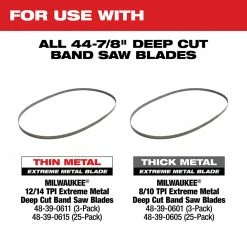 Tools & Equipment Milwaukee 2729-21 M18 FUEL 18V Deep Cut Band Saw Kit 24 Tools & Equipment Milwaukee 2729-21 M18 FUEL 18V Deep Cut Band Saw Kit