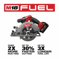 Milwaukee 2730-20 M18 FUEL 18V 6-1/2-Inch Circular Saw W/ Blade - Bare Tool 17 Milwaukee 2730-20 M18 FUEL 18V 6-1/2-Inch Circular Saw W/ Blade - Bare Tool