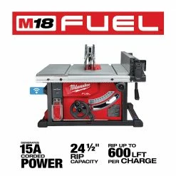 Milwaukee 2736-20 M18 FUEL 18V 8-1/4-Inch One-Key Cordless Table Saw - Bare Tool Tools & Equipment