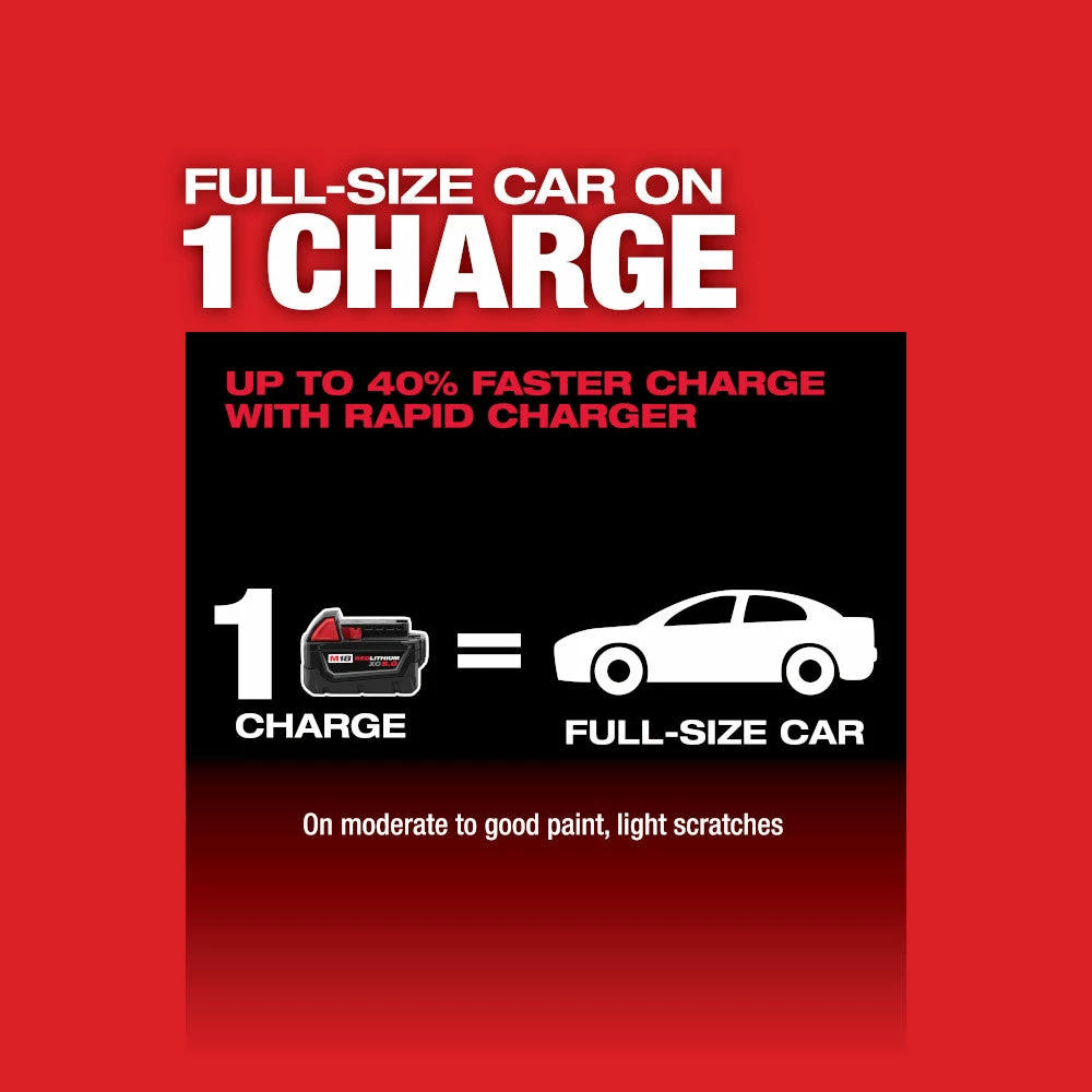 Milwaukee 2738-20 M18 18V FUEL 7” Cordless Lithium-Ion Polisher - Bare Tool Automotive 10 Milwaukee 2738-20 M18 18V FUEL 7” Cordless Lithium-Ion Polisher - Bare Tool Automotive