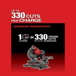 Milwaukee 2739-20 M18 FUEL 18V 12" Dual Bevel Slide Compound Miter Saw-Bare Tool 22 Milwaukee 2739-20 M18 FUEL 18V 12