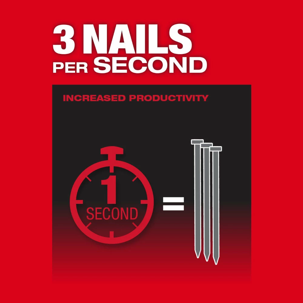 Milwaukee 2745-20 M18 FUEL 18V 30 Degree Lithium-Ion Framing Nailer - Bare Tool Tools & Equipment 8 Milwaukee 2745-20 M18 FUEL 18V 30 Degree Lithium-Ion Framing Nailer - Bare Tool Tools & Equipment