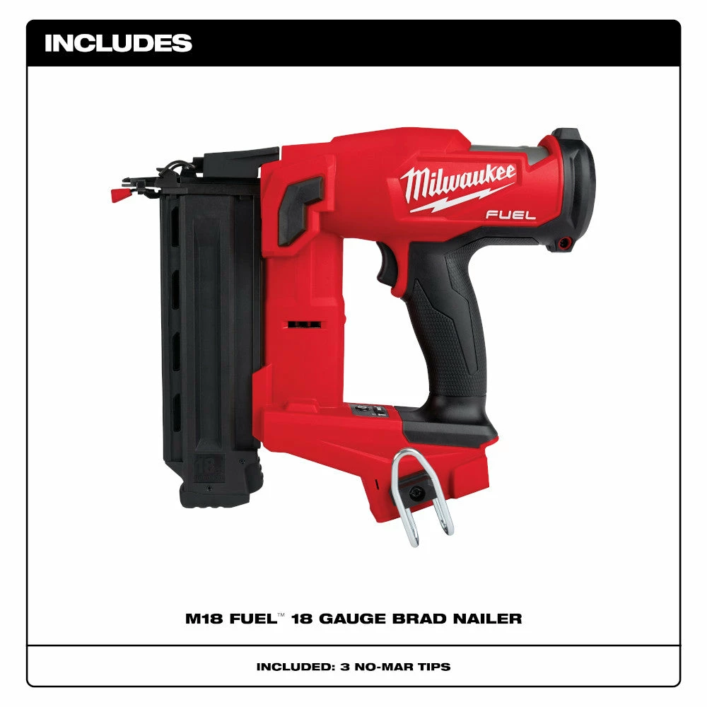 Tools & Equipment Milwaukee 2746-20 M18 FUEL 18V 18 Gauge Brad Nailer - Bare Tool 5 Tools & Equipment Milwaukee 2746-20 M18 FUEL 18V 18 Gauge Brad Nailer - Bare Tool