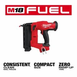 Tools & Equipment Milwaukee 2746-20 M18 FUEL 18V 18 Gauge Brad Nailer - Bare Tool 20 Tools & Equipment Milwaukee 2746-20 M18 FUEL 18V 18 Gauge Brad Nailer - Bare Tool