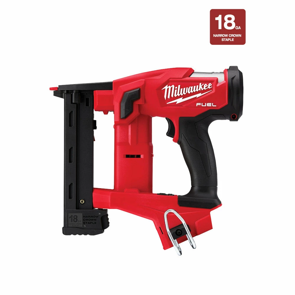 Milwaukee 2749-20 M18 FUEL 18V 18-Gauge 1/4" Narrow Crown Stapler - Bare Tool Tools & Equipment 3 Milwaukee 2749-20 M18 FUEL 18V 18-Gauge 1/4" Narrow Crown Stapler - Bare Tool Tools & Equipment