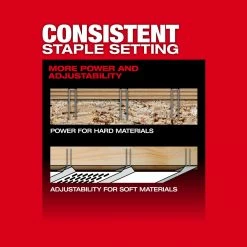 Milwaukee 2749-20 M18 FUEL 18V 18-Gauge 1/4" Narrow Crown Stapler - Bare Tool Tools & Equipment 21 Milwaukee 2749-20 M18 FUEL 18V 18-Gauge 1/4