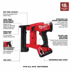 Milwaukee 2749-21CT M18 FUEL 18V 18-Gauge 1/4