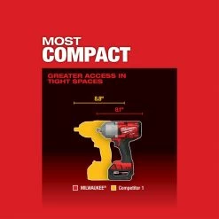 Tools & Equipment Milwaukee 2766-22 M18 FUEL 18V 1/2-Inch High Torque Detent Pin Impact Wrench Kit 17 Tools & Equipment Milwaukee 2766-22 M18 FUEL 18V 1/2-Inch High Torque Detent Pin Impact Wrench Kit