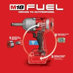 Milwaukee 2769-20 M18 FUEL 18V 1/2 Inch Impact Wrench W/ Friction Ring Bare Tool Tools & Equipment
