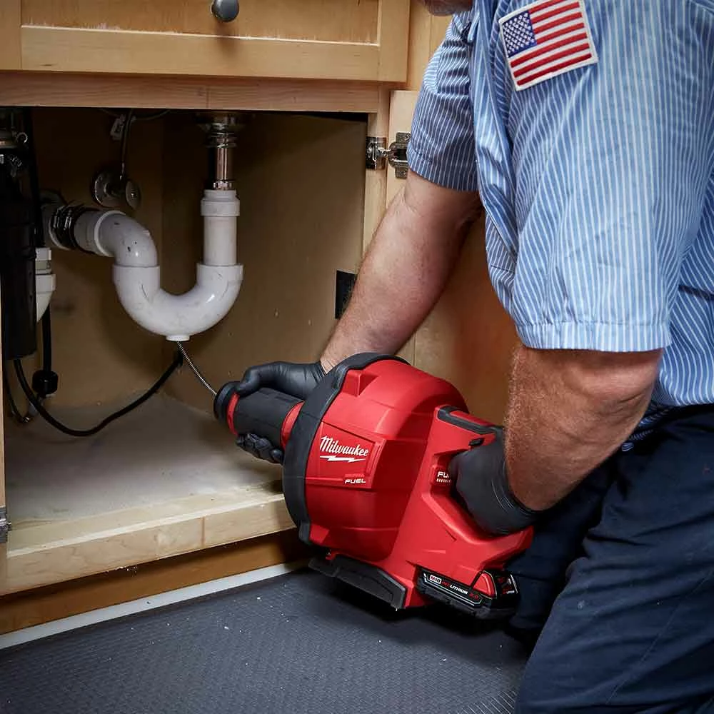 Milwaukee 2772A-20 M18 FUEL 18V 5/16" X 35' Cordless Drain Snake - Bare Tool 13 Milwaukee 2772A-20 M18 FUEL 18V 5/16" X 35' Cordless Drain Snake - Bare Tool