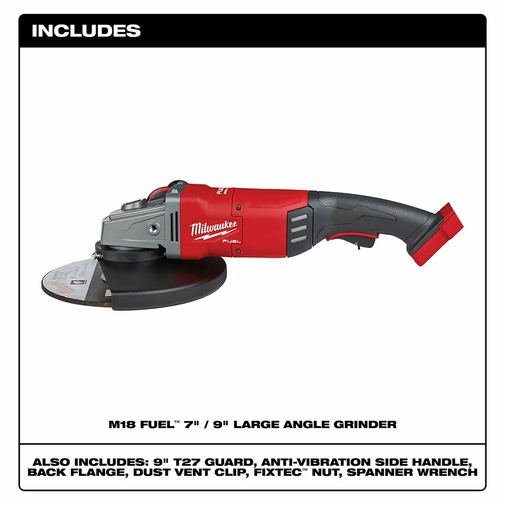 Tools & Equipment Milwaukee 2785-20 M18 FUEL 18V 7/9-Inch Large Angle Grinder - Bare Tool 4 Tools & Equipment Milwaukee 2785-20 M18 FUEL 18V 7/9-Inch Large Angle Grinder - Bare Tool