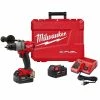 Milwaukee 2803-22 M18 FUEL 18V 1/2-Inch Cordless Lithium-Ion Drill Driver Kit Tools & Equipment