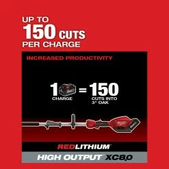 Lawn & Outdoor Power Milwaukee 2825-21PS M18 FUEL 18V 10-Inch QUIK-LOK Cordless Pole Saw Kit 23 Lawn & Outdoor Power Milwaukee 2825-21PS M18 FUEL 18V 10-Inch QUIK-LOK Cordless Pole Saw Kit