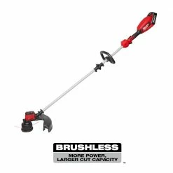 Milwaukee 2828-21 M18 18V Cordless Lithium-Ion Brushless String Trimmer Kit Lawn & Outdoor Power
