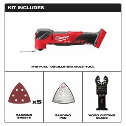 Milwaukee 2836-20 M18 FUEL 18V Cordless Li-Ion Oscillating Multi-Tool -Bare Tool Tools & Equipment