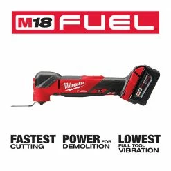 Milwaukee 2836-21 M18 FUEL 18V Cordless Li-Ion Oscillating Multi Tool Kit Tools & Equipment
