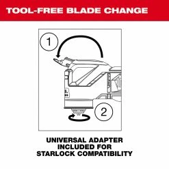 Milwaukee 2836-21 M18 FUEL 18V Cordless Li-Ion Oscillating Multi Tool Kit Tools & Equipment