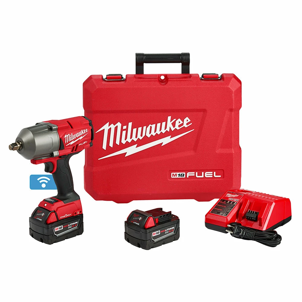 Milwaukee 2863-22 M18 FUEL 18V 1/2" High Torque Impact Wrench Kit Tools & Equipment 3 Milwaukee 2863-22 M18 FUEL 18V 1/2" High Torque Impact Wrench Kit Tools & Equipment