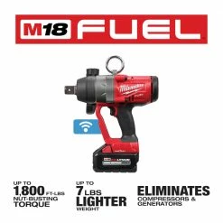 Milwaukee 2867-22 M18 FUEL 18V 1 Inch High Torque Impact Wrench Kit 17 Milwaukee 2867-22 M18 FUEL 18V 1 Inch High Torque Impact Wrench Kit