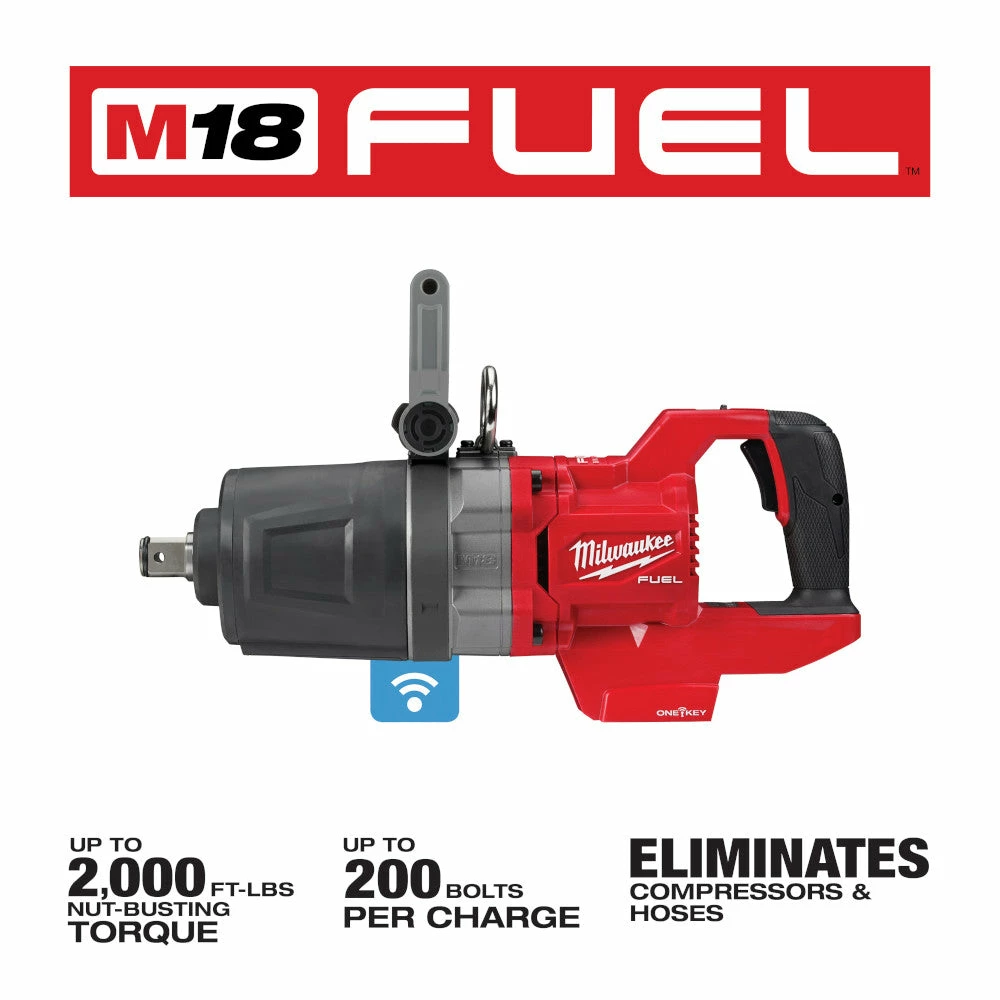 Tools & Equipment Milwaukee 2868-20 M18 FUEL 18V 1" D-Handle High Torque Impact Wrench - Bare Tool 4 Tools & Equipment Milwaukee 2868-20 M18 FUEL 18V 1" D-Handle High Torque Impact Wrench - Bare Tool