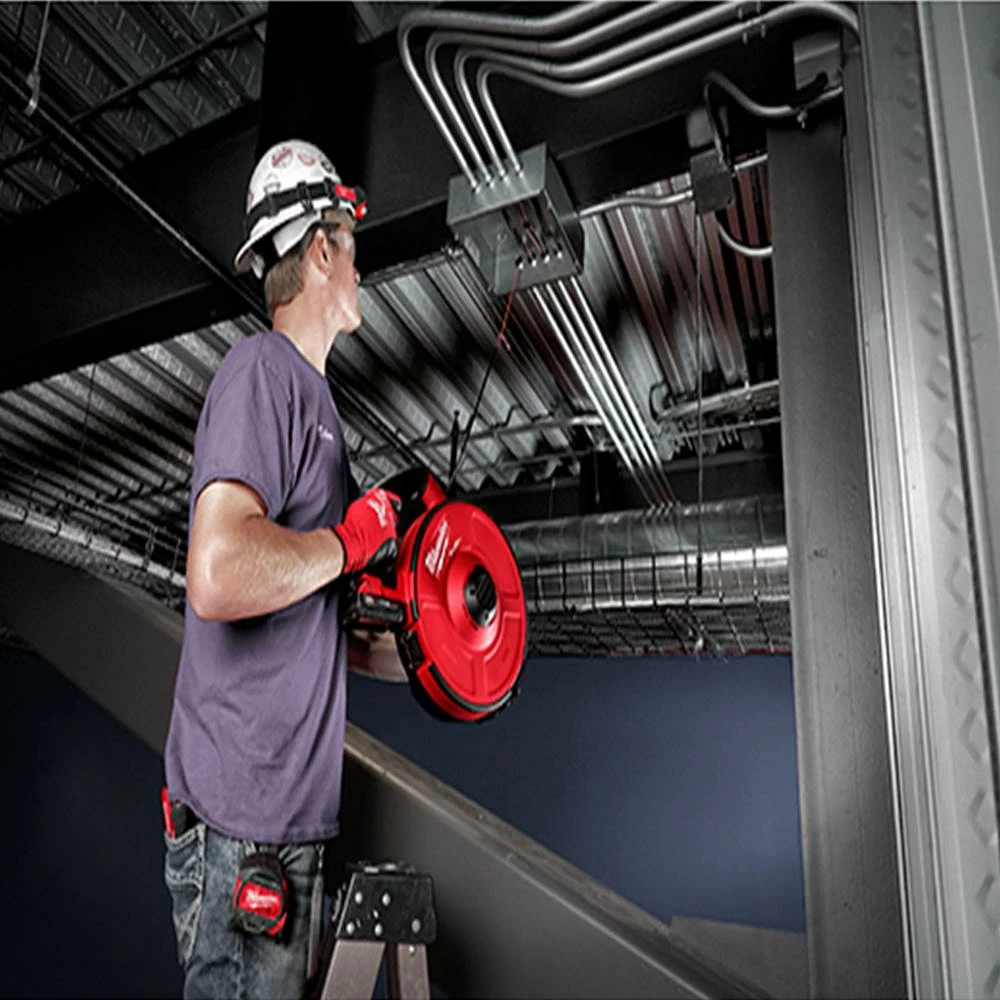 Milwaukee 2873-20 M18 FUEL 18V Angler Pulling Fish Tape Powered Base - Bare Tool 9 Milwaukee 2873-20 M18 FUEL 18V Angler Pulling Fish Tape Powered Base - Bare Tool