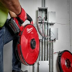 Milwaukee 2873-20 M18 FUEL 18V Angler Pulling Fish Tape Powered Base - Bare Tool 18 Milwaukee 2873-20 M18 FUEL 18V Angler Pulling Fish Tape Powered Base - Bare Tool