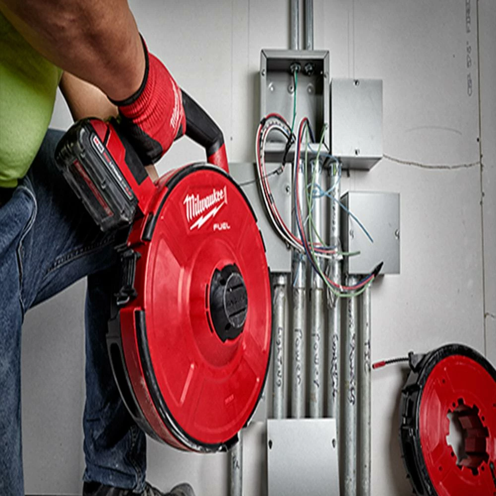 Milwaukee 2873-20 M18 FUEL 18V Angler Pulling Fish Tape Powered Base - Bare Tool 10 Milwaukee 2873-20 M18 FUEL 18V Angler Pulling Fish Tape Powered Base - Bare Tool