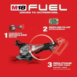 Milwaukee 2880-20 M18 FUEL 4-1/2