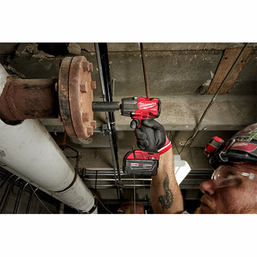 Tools & Equipment Milwaukee 2962P-22 M18 FUEL 18V 1/2" Cordless Li-Ion Mid Impact Wrench Kit 12 Tools & Equipment Milwaukee 2962P-22 M18 FUEL 18V 1/2" Cordless Li-Ion Mid Impact Wrench Kit