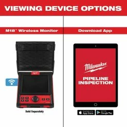 Tools & Equipment Milwaukee 2973-22 M18 120’ Pipeline Sewer Camera Inspection System Kit 24 Tools & Equipment Milwaukee 2973-22 M18 120’ Pipeline Sewer Camera Inspection System Kit