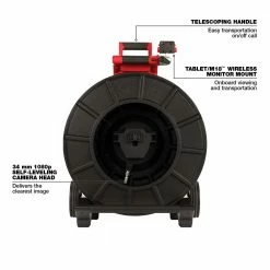 Milwaukee 2974-20 200’ High Resolution Pipeline Inspection Reel - Bare Tool Tools & Equipment