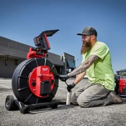 Milwaukee 2974-22 M18 200’ High Resolution Pipeline Inspection System Kit Tools & Equipment