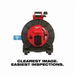 Milwaukee 2974-22 M18 200’ High Resolution Pipeline Inspection System Kit Tools & Equipment