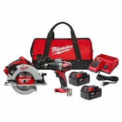Milwaukee 2992-22 M18 18V Brushless Cordless Li-Ion Compact 2 Tool Combo Kit