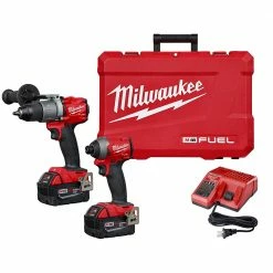 Tools & Equipment Milwaukee 2997-22 M18 FUEL 18V 2-Tool Hammer Drill/Impact Driver Combo Kit