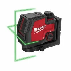 Tools & Equipment Milwaukee 3521-21 REDLITHIUM USB Rechargeable Cordless Green Cross Line Laser