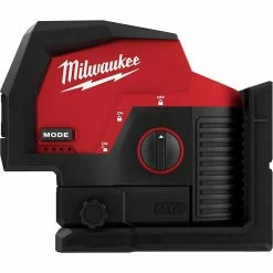 Milwaukee 3622-20 M12 12V Cordless Green Cross Line W/ Plumb Points Laser Level