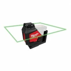 Milwaukee 3631-21 M12 360 Degree Green Beam Single Plane Laser Kit