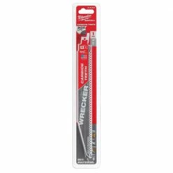Tools & Equipment Milwaukee 48-00-5242 9" 6 TPI THE WRECKER W/ Carbide Teeth SAWZALL Blade - 1 PK