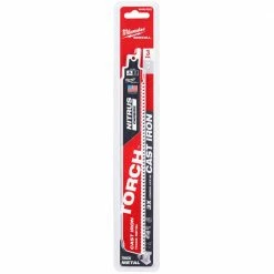 Milwaukee 48-00-5362 9" 7TPI SAWZALL TORCH W/ NITRUS CARBIDE For Cast Iron - 3pk