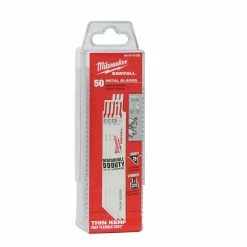 Tools & Equipment Milwaukee 48-01-6182 6" 14 TPI SAWZALL Thin Kerf Blades - 50 PK