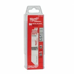 Milwaukee 48-01-6184 SAWZALL 6" 18 TPI Metal Thin Kerf Blades - 50 PK