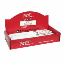 Milwaukee 48-01-7187 9" 14 TPI SAWZALL Blades W/ Double Duty Upgrade - 100 PK Tools & Equipment