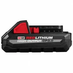 Milwaukee 48-11-1837 M18 18V 3.0Ah REDLITHIUM Compact Battery Pack, 2pk Tools & Equipment