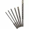 Power Tools Milwaukee 48-20-7499 SDS-PLUS 4CT MX4 Rotary Hammer Drill Bit Kit - 6 PC