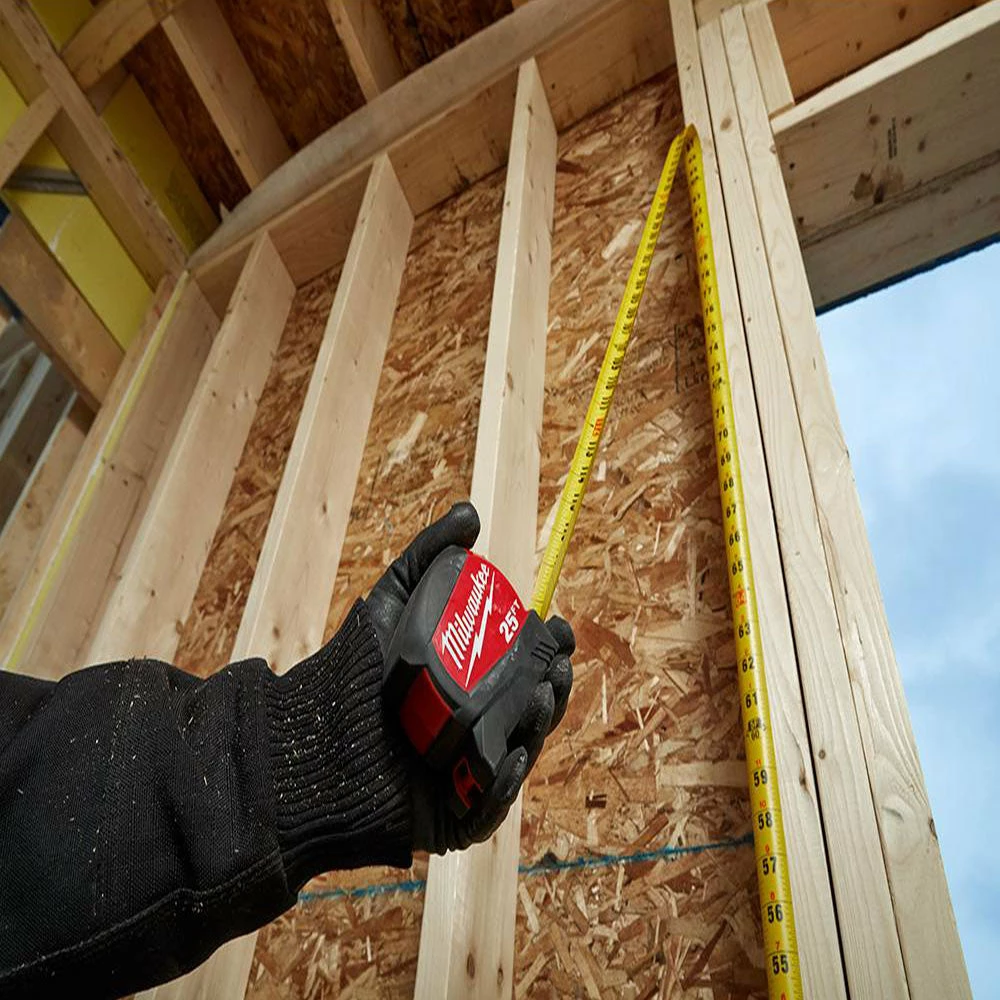 Milwaukee 48-22-0425 25 Ft Compact Wide Blade Tape Measure W/ 12 Ft Standout 7 Milwaukee 48-22-0425 25 Ft Compact Wide Blade Tape Measure W/ 12 Ft Standout