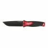 Milwaukee 48-22-1928 5" HARDLINE Fixed Blade Knife W/ Multi Position Sheath Tools & Equipment