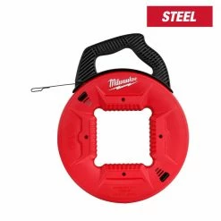 Milwaukee 48-22-4185 100 Feet 1/4 Inch Steel Fish Tape
