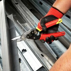 Milwaukee 48-22-4520 Ergonomic Flush Bolt Straight Cutting Aviation Snip Tools & Equipment